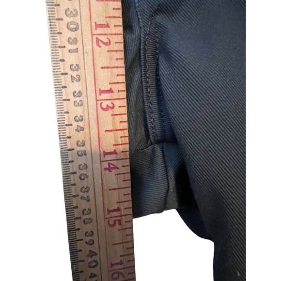 DICKIES Loose Fit Double Knee Work Pants Uniform Charcoal Gray Pockets - Picture 4 of 12